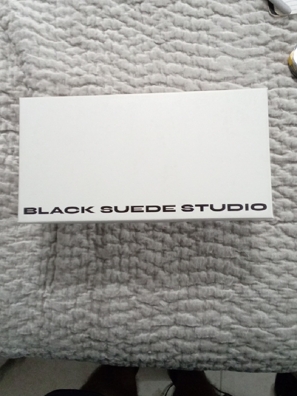 Black Suede Studio Women’s Shoes - White Box